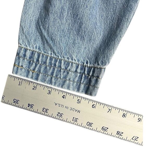 BLANK NYC Jeans WMNS 27 Blue Baggy Oversize Steal The Show Tapered Pleated Retro - Picture 13 of 15